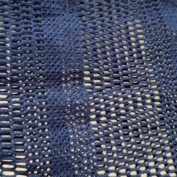 Karlywindow Crochet Swimsuit Cover-up in Sea Blue Size Medium NWOT - Picture 5 of 11